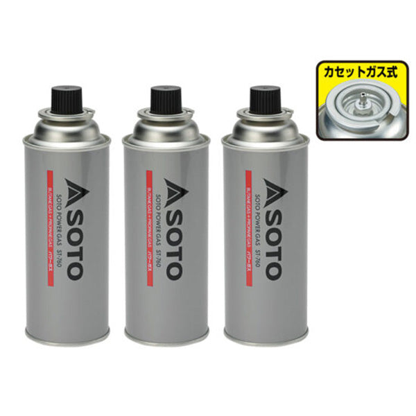SOTO POWER GAS 3本パック ST-7601