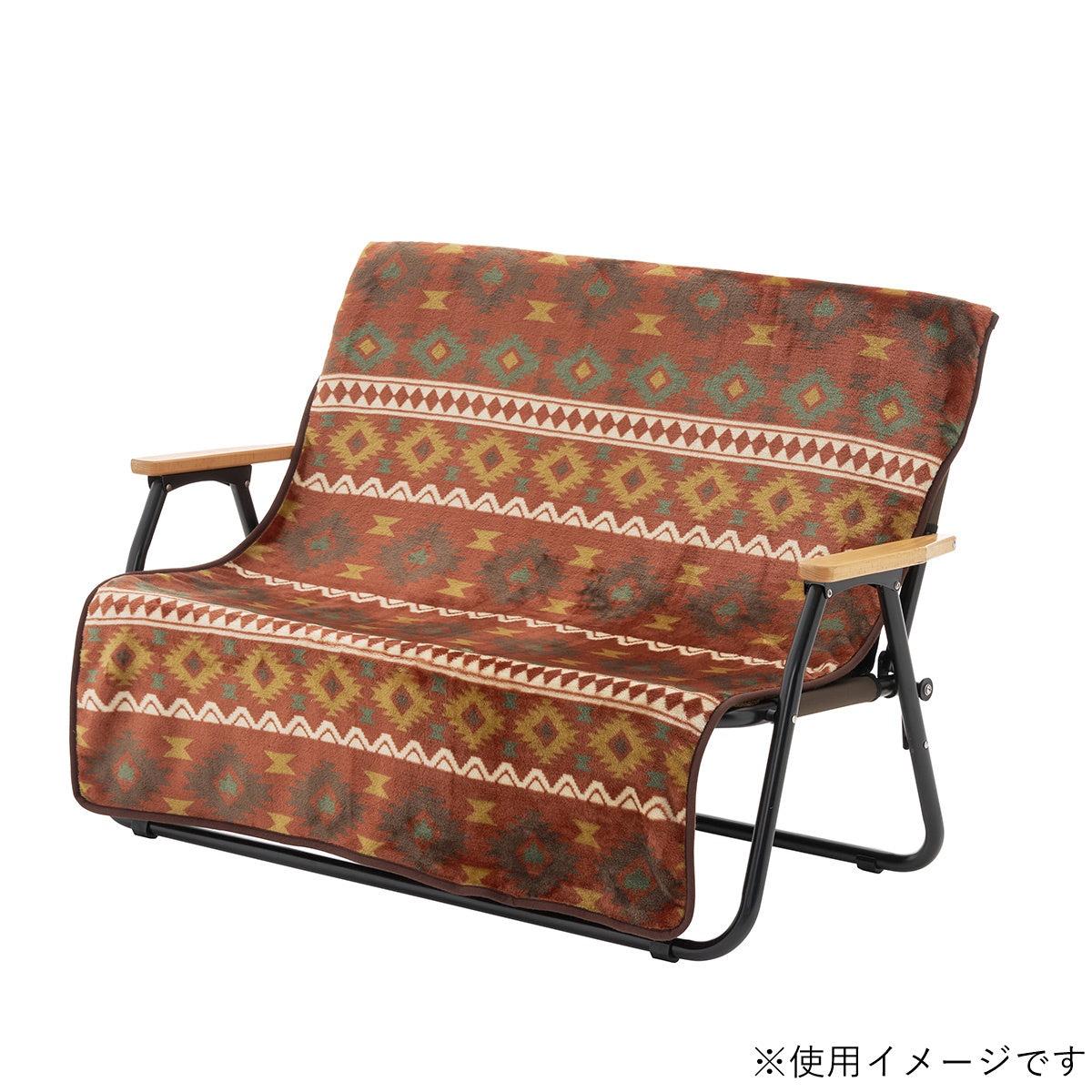 ボア&フリース チェアfor2専用カバー(レッド) No.73391011