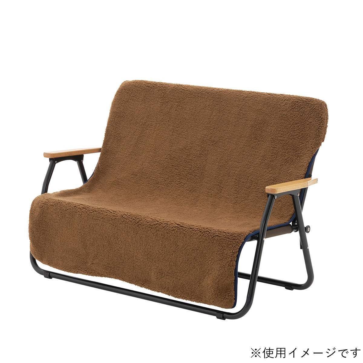 ボア&フリース チェアfor2専用カバー(ブルー) No.73391010