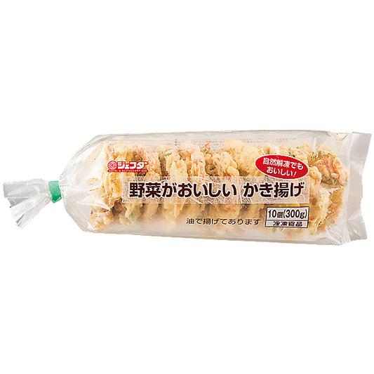 JFDA 冷凍 野菜がおいしいかき揚げ (30g×10枚)
