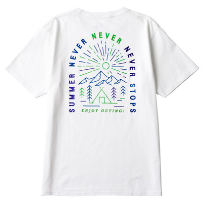 ロゴT SUMMER NEVER  STOPS-BE