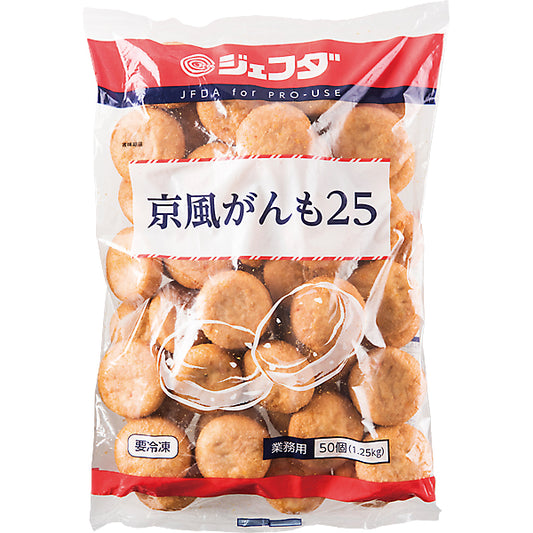 JFDA 冷凍 京風がんも(25)　1.25kg