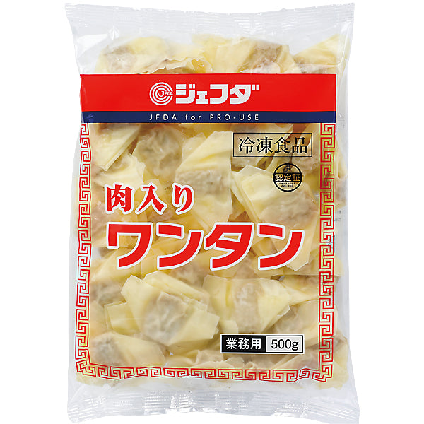 JFDA 冷凍 肉入りワンタン 500g