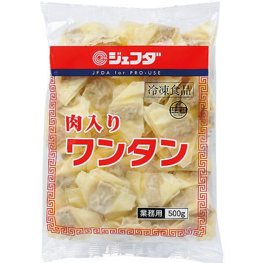 JFDA 冷凍 肉入りワンタン 500g