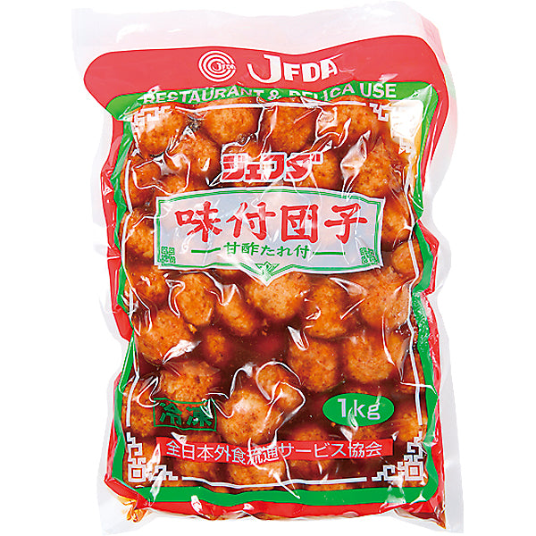 JFDA 冷凍 味付団子(甘酢たれ付) 1kg