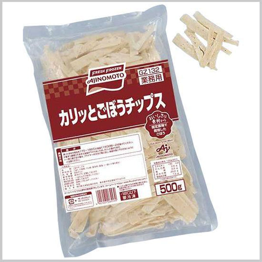 味の素 冷凍 カリッとごぼうチップス 500g (ごぼうフライ/スライス)